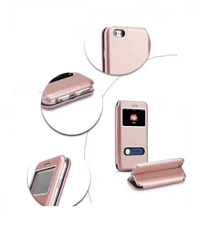 Bao da iPhone 6/ iPhone 6s (2 ô cửa số, hiệu OPEN)